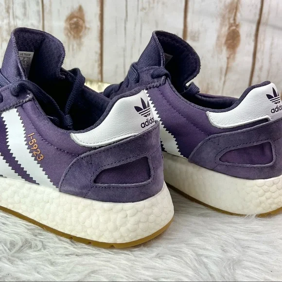 New Adidas Originals I-5923 Trace Purple Sneakers - Picture 8 of 11
